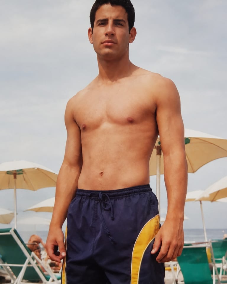 Luca Pasquariello am Trainingsbeginn